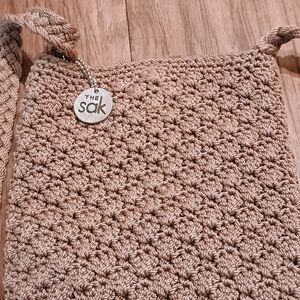 The Sak Brown Crochet Shoulder Bag